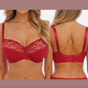 Fantasie Red Lace Bra